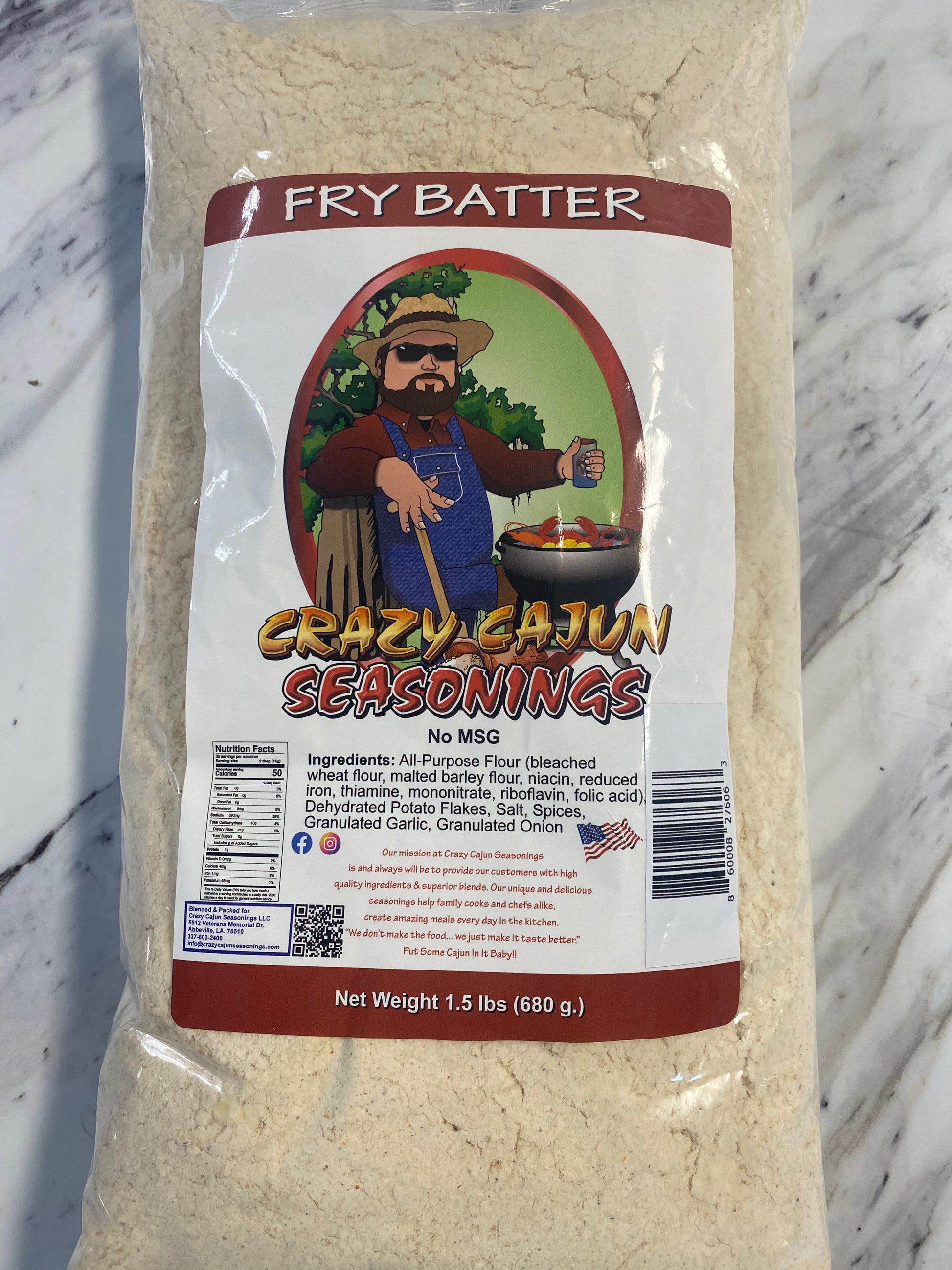 Fry Batter With Lefty's Famous Seasoning